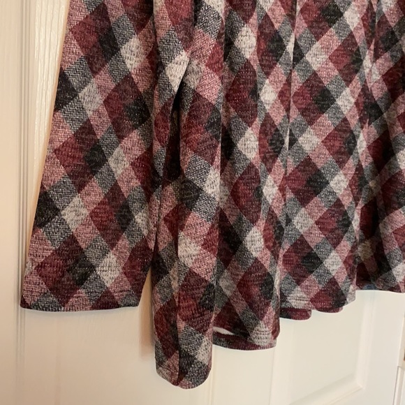 NWT Lane Bryant Plaid Top - Picture 3 of 5